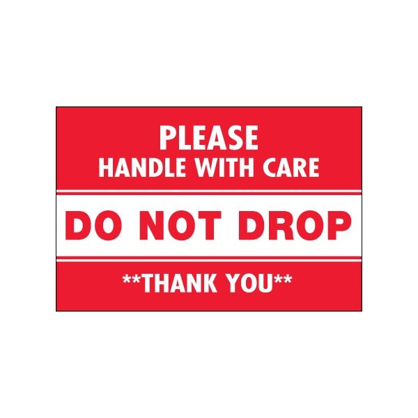 Bsc Preferred 2 x 3'' - ''Do Not Drop'' Labels BUY00021195 - main